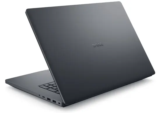Лаптоп Dell Pro Max 18 Plus MB18250, Intel Ultra 7 265HX, vPro (13TOPS NPU, 20 cores, up to 5.30 GHz), 18' QHD+ (2560x1600) 500 nits, 32GB: 2x16GB 6400 MTs DDR5, 512GB SSD, NVIDIA RTX PRO 1000 8GB GDDR7, FHD RGB Cam and Mic, Wi-Fi 7, FPR, Backlit Kb, Win1