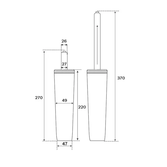 Хромиран амортисьор - 100 мм