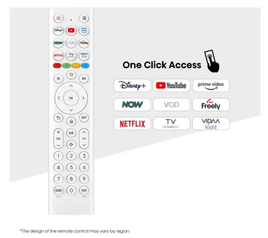 Телевизор Hisense 32" S5Q, Full HD 1920x1080, QLED, 220 nits, HDR, HLG, DTS HD, Light Sensor, Dolby Audio, Smart TV, WiFi, WiFi Direct, 2xHDMI, 2xUSB, LAN, CI+, DVB-T2/C/S2, White