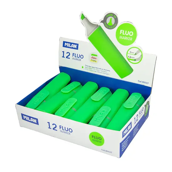 опаковка Текст маркер Milan зелен