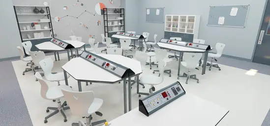 Кабинет HEXA по физика дигитален