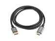 Кабел Lanberg display port (M)  - HDMI(M) cable 1.8m, black