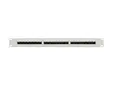 Пач панел Lanberg patch panel 24 port 1U 19' CAT.5e utp with cable organizer grey