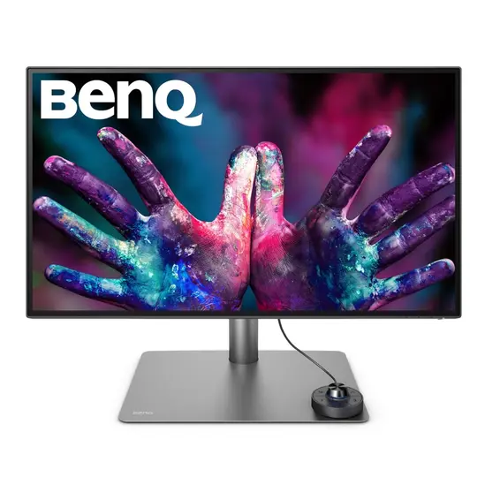 Монитор BenQ PD2725U 27" IPS LED 5ms 3840x2160 4K UHD, DesignVue Thunderbolt Mon, AQCOL., 100% sRGB, HDR400, B.I., LBL,KVM Sw, ICCsync, CADCAM, DualView, Contr.1200:1, 400 cdm2, 2xHDMI, DP, Thb 3(PD65W, DP alt), USB3.1 Hub, Sp.2x2.5W, HAdj., Swivel, Til