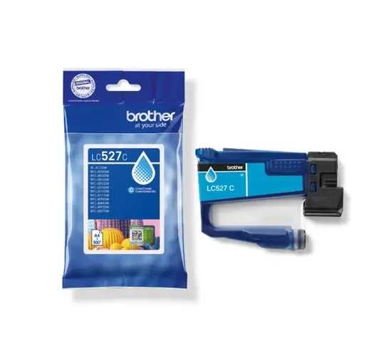 Консуматив Brother LC527C Cyan Ink Cartridge for MFCJ5010DW/MFCJ5110DW - 900 page yield