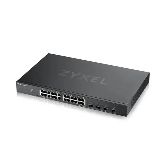 Комутатор ZyXEL XGS1935-28, 28 Port Smart Managed Switch, 24x Gigabit Copper and 4x 10G SFP+, hybrid mode, standalone or NebulaFlex Cloud