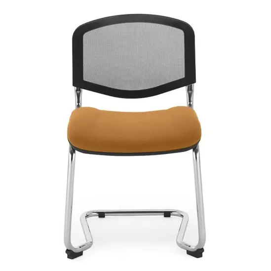 Посетителски стол СЛАВИ- кафят цвят