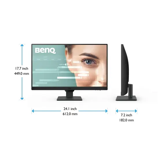 Монитор BenQ GW2790, 27' IPS, GtG 5ms, 1920x1080 FHD, 100Hz, 99% sRGB, Eye Care Reminder, Flicker-free, LBL+, B.I. Gen 2, 1300:1, 20M:1 DCR, 8 bit, 250cdm2, 2xHDMI, DP, Sp.2x2W, Headphone jack, Line In, Tilt, Vesa, ES 8.0, TCO 9.0, TUV, Ultra Slim Bezel,