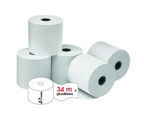 Касови ролки, термо 57 ммф 48  34 м 10 бр