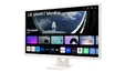 Монитор LG 32SR50F-W, 31.5' IPS Smart webOS23, Anti-Glare, 8ms, 1200:1, 250cdm, sRGB 99%, FHD 1920x1080, HDR 10, HDMI, USB, Wi-Fi Bin, AirPlay 2,  Speacers 5W x 2, Tilt, White