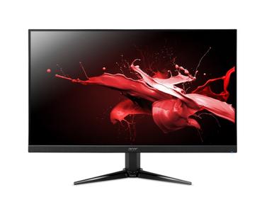 Монитор Acer Nitro QG241YX1bmiipx, 23.8'' FHD (1920x1080) IPS, ZeroFrame, 200Hz, 0.5ms (GTG Min.), HDR10, FreeSync Premium, HDMI,Speakers, DP, Tilt, Audio Out, VisionCare, Energy Class E, Black, 2Y