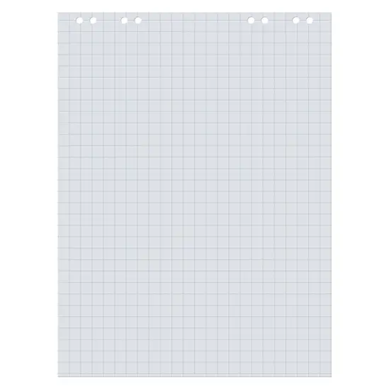 Листа за флипчарт каре, 20 л- с перфорация