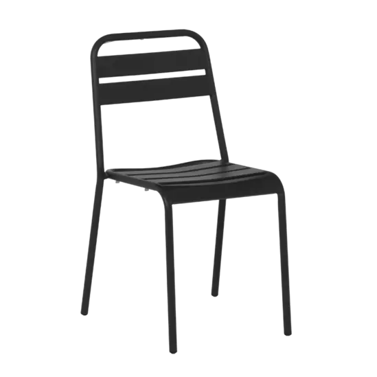 Градински стол ФЛАМБО- черен цвят