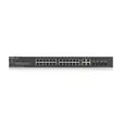 Комутатор ZyXEL GS1920-24v2, 28 Port Smart Managed Switch 24x Gigabit Copper and 4x Gigabit dual pers., hybird mode, standalone or NebulaFlex Cloud