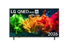 Телевизор LG 50QNED81B3C., 50" 4K QNED MiniLED Smart TV, 3840x2160, DVB-T2/C/S2, Aplha 7 AI Processor, HDR10 / HLG, webOS 26 ThinQ, VRR / ALLM / HGiG, 4K Super Upscaling, WiFi 5, Bluetooth 5.3, AirPlay 2, LAN, CI, HDMI, AI Sound Pro, Google Cast, SPDIF