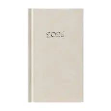 Календар - бележник СЛИМ джобен екрю