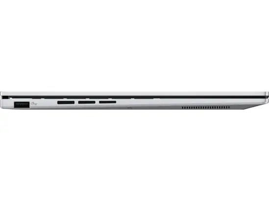 Лаптоп Asus Zenbook UX3405CA-ST1109NA, Intel Ultra 9 285H 2.9 GHz (24MB Cache, up to 5.4 GHz, 16 cores, 16 Threads), 14.0 OLED WQXGA+(WQ+) 2880X1800 16:10 Bend+500nits Glare , 120 Hz, LPDDR5X 32GB ( on board ),1TB  SSD G4, No OS , Foggy Silver, no adapter