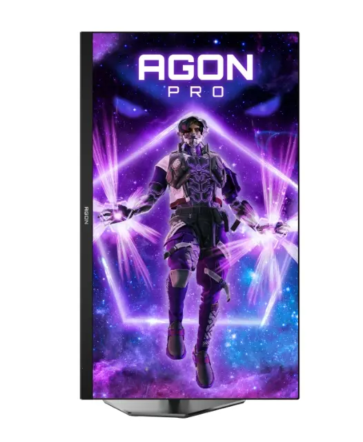 Монитор AOC AG276FK, 27' Fast IPS WLED, 1920x1080@520Hz, 0.5ms GtG, 0.3ms MPRT, 400cd m2, 1000:1, 80M:1 DCR, Adaptive Sync, FlickerFree, Low Blue Light, 5Wx 2, Tilt, Height Adjust, Pivot, Swivel, 2xHDMI, 2xDP, USB hub