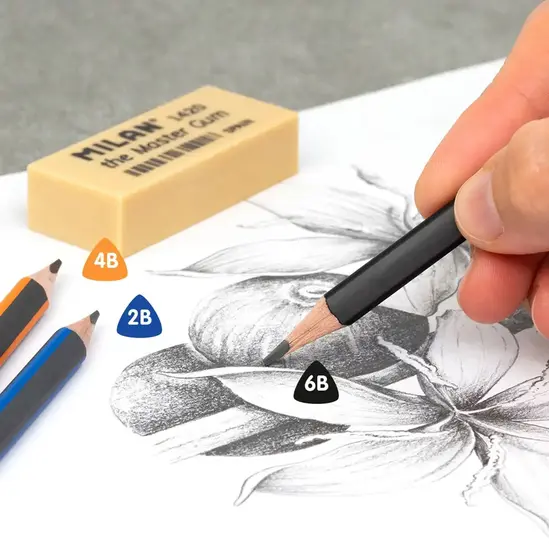 Молив графитен Milan 133 2B триъгълен - рисунка