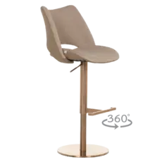 Бар стол МАРГИ- цвят капучино