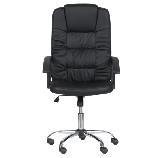 Директорски стол НЕВЕН -снимка отпред. фиксирани полипропиленови подлакътници