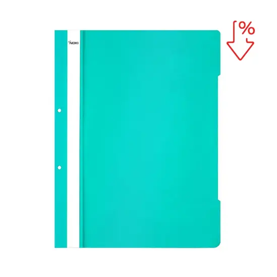 Папка PVC с перфорация резеда с пиктограма