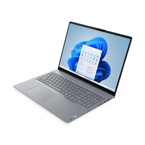Лаптоп Lenovo ThinkBook 16 G9 Intel Core 7 240H (up to 5.2GHz, 24MB), 16GB DDR5-5600, 512GB SSD, 16" WUXGA (1920x1200) IPS AG, Intel Graphics, 5MP Cam, Backlit KB, WLAN, BT, FPR, DOS, 3 cell, 3Y Onsite