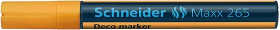 Маркер тебешир Schneider Maxx 265 оранжев със затворена капачка