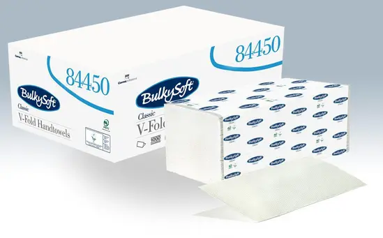 Кашон кърпи за ръце V-fold 21х21 от комплекта BulkySoft