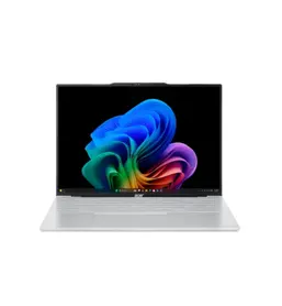 Лаптоп Acer Swift Air 16, SFA16-61M-R3XW, AMD Ryzen AI 7 350 (8C/16T, up to 5.0GHz, 16MB), 16" WUXGA OLED (1920x1200), 16GB LPDDR5  (Onboard), 1TB PCIe NVMe SSD, AMD Radeon 860M, WIFI 6E, BT 5.2, FHD Cam, KB Backlight, Win 11 Home, Light Silver
