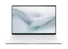 Лаптоп Asus Zenbook S UX5406AA-SU300XNA, Intel Ultra 9 386H 2.1 GHz (18MB Cache, up to 4.9 GHz,,14.0 OLED WQXGA+(WQ+) 2880*1800 500nits(HDR 1100nits) Glare , 120Hz, Glare , 32GB LPDDR5X on BD,1TB SSD, Backlit Kbd, Windows 11 Pro,Scandinavian White