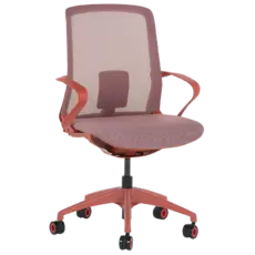 Работен стол Ирини -червен, снимка отпред