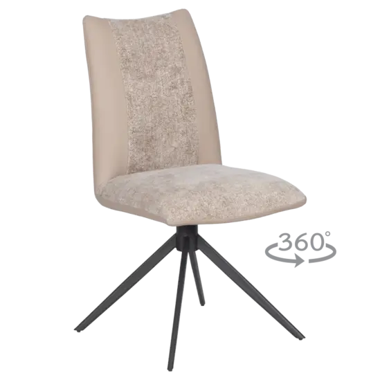 Трапезен стол ИРИНА- цвят лате