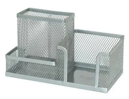 Органайзер за бюро тройка мрежа сив