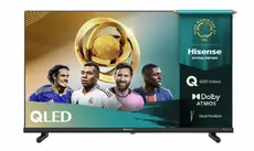 Телевизор Hisense 40' A5Q, Full HD 1920x1080, QLED, Quantum Dot, HDR, HLG, DTS HD, Light Sensor, Dolby Audio, Smart TV, WiFi, WiFi Direct, 2xHDMI, 2xUSB, LAN, CI+, DVB-T2CS2, Black