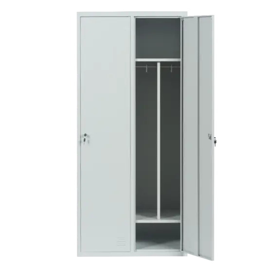 Метален гардероб BTL K с 2 отделения 183х81х50 см- сниман отпред,, 8 отделения