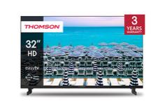 Телевизор Thomson 32'HD Easy TV; 1366 x 768 (HD), DLED, 60 Hz, DVB-T/T2/C/S/S2,HDMI 3 (1.4), USB 2 (2.0), S/PDIF 1x coaxial, AV IN, Hotel mode, Side Feet, Black
