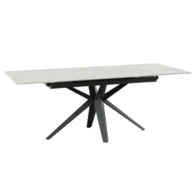 Трапезна маса ЗОРИ разтегателна- бял цвят плот