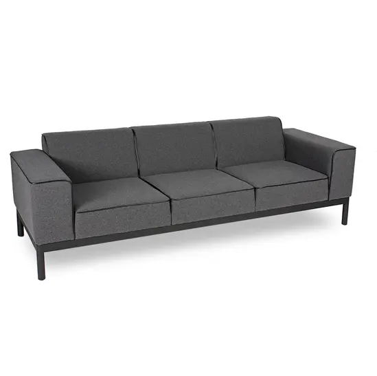 Диван триместен ГЕОРГИ VNS 03 - сниман отгоре, сив на цвят