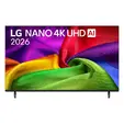 Телевизор LG 50NU800B3LC, 50" 4K HDR UHD, 3840x2160, DVB-T2/C/S2, AI Alpha 7, HDR 10, webOS 26, ThinQ AI, VRR, ALLM, HGiG, WiFi, Clear Voice, 4K Super Upscaling, Bluetooth 5.3, Hdmi e-ARC , CI, LAN, AirPlay2, AI Sound Pro, Google Cast, 2 Pole stand, Black
