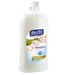 Течен сапун MEDIX Sensitive пълнител 900 мл.