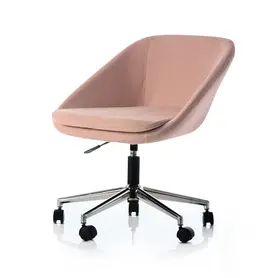 Работен стол ALTO 100C- розов цвят дамаска