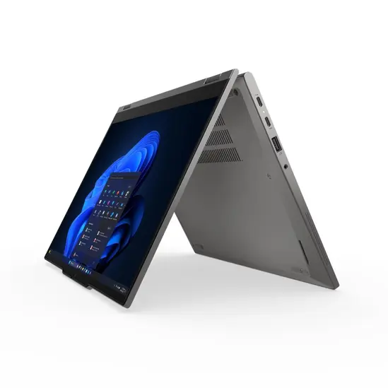 Лаптоп Lenovo ThinkPad L13 2-in-1 G6 AMD Ryzen 7 PRO 250 (up to 5.1GHz, 16MB), 32GB LPDDR5x-7500, 1TB SSD, 13.3" WUXGA (1920x1200) IPS AR AS, Touch, AMD Radeon 780M Graphics, Pen, Backlit KB, WLAN, BT, Front MP&IR Cam, Grey, SCR, FPR, 4 cell, Win11 Pro, 3