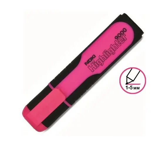 Текст маркер Noki розов