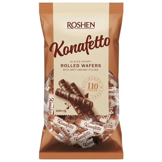 Пурички Roshen konafetto вафлени 1 кг