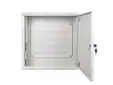 Комуникационен шкаф Lanberg rack cabinet 19' wall-mount 6U+3u540x200 low-profile grey (assembled)