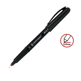 Перманентен маркер Centropen 4616F червен