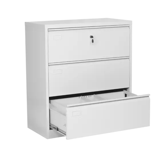 Метална картотека К BTL с 3 чекмеджета- отворено долно шкафче