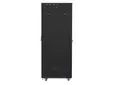 Комуникационен шкаф Lanberg rack cabinet 19' free-standing 42U600x1000 (flat pack) with mesh door lcd black v2