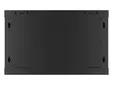 Комуникационен шкаф Lanberg rack cabinet 19' wall-mount 6U600x600 for self-assembly with metal door black (flat pack)